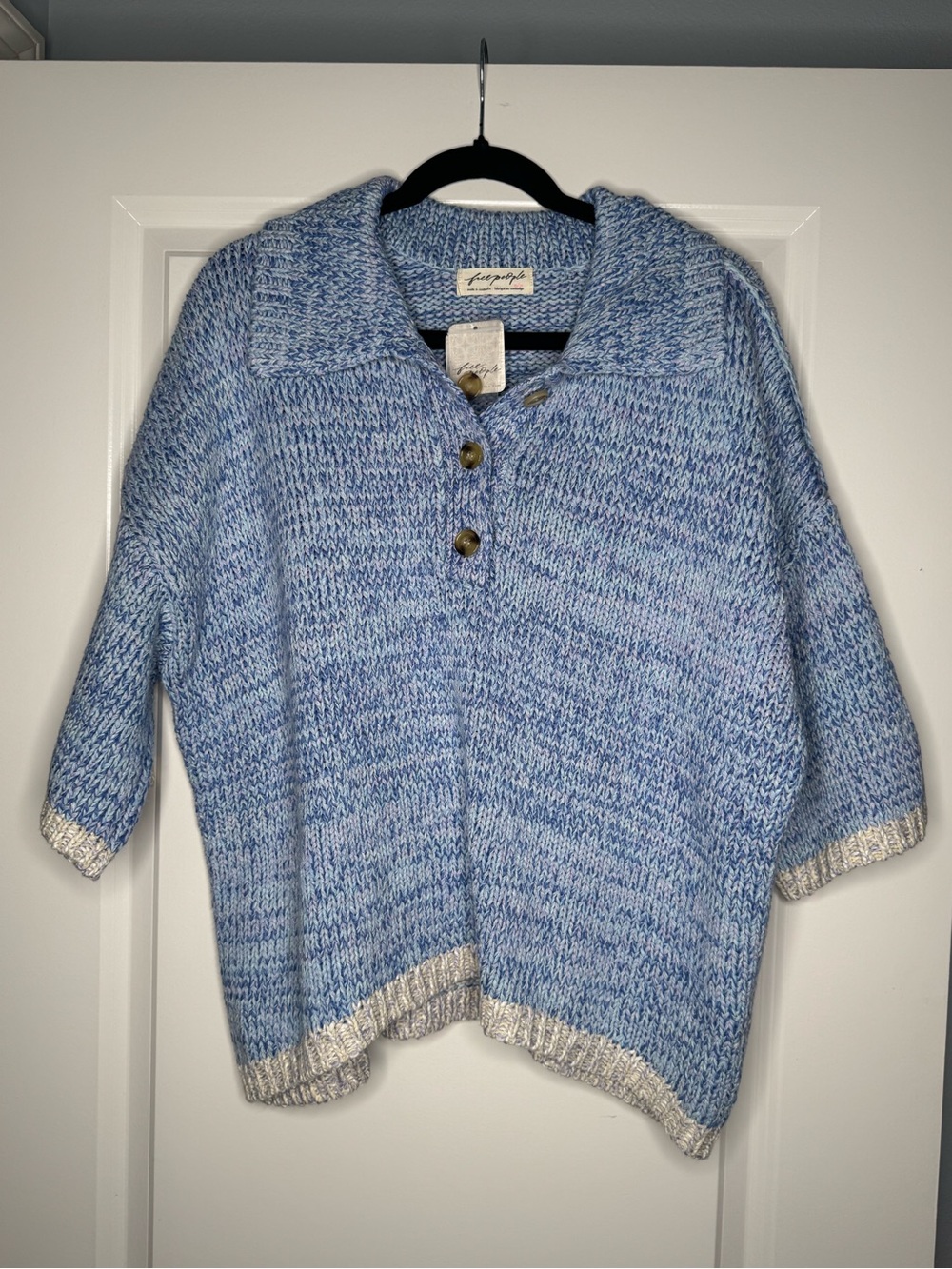NWT Free People On The Roll Knit Polo - Picture 2 of 11